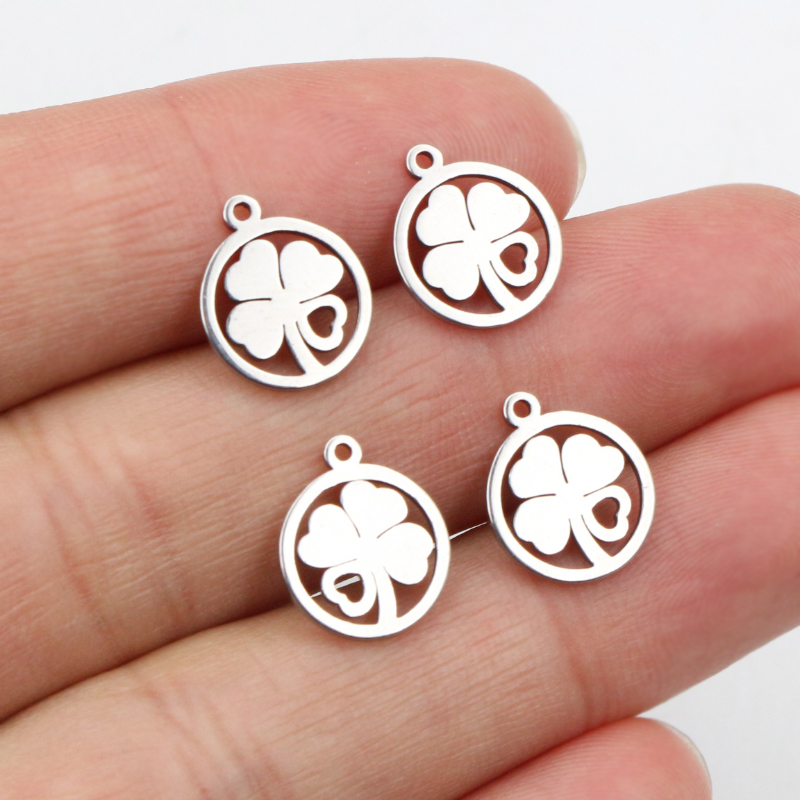 Vintage Fashion Jewelry Necklaces - 30 unidades de dijes de 12x10mm