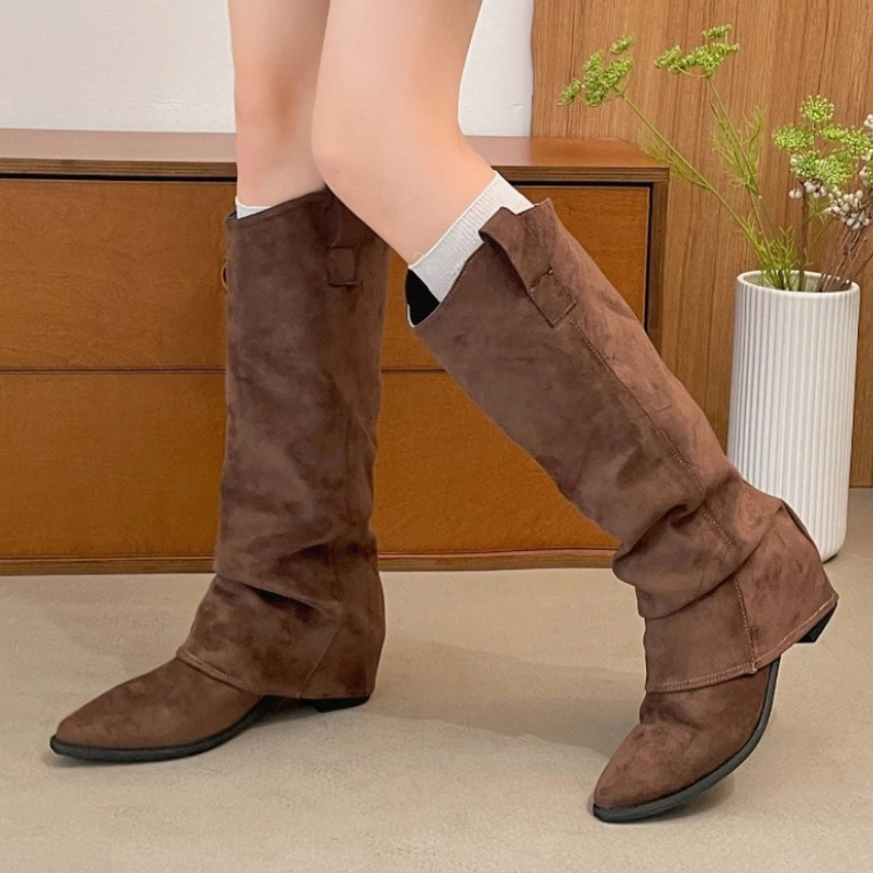 Vintage Fashion Rome - Botas hasta la rodilla de tacón