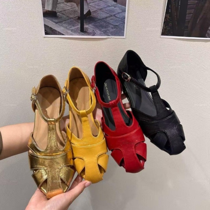 Vintage Fashion Rome - Sandalias de Verano 2026 para Mujer,