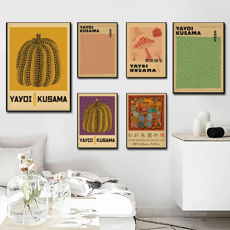 Póster de exposición de Yayoi  - Vintage Fashion Wallpaper reseña y precio