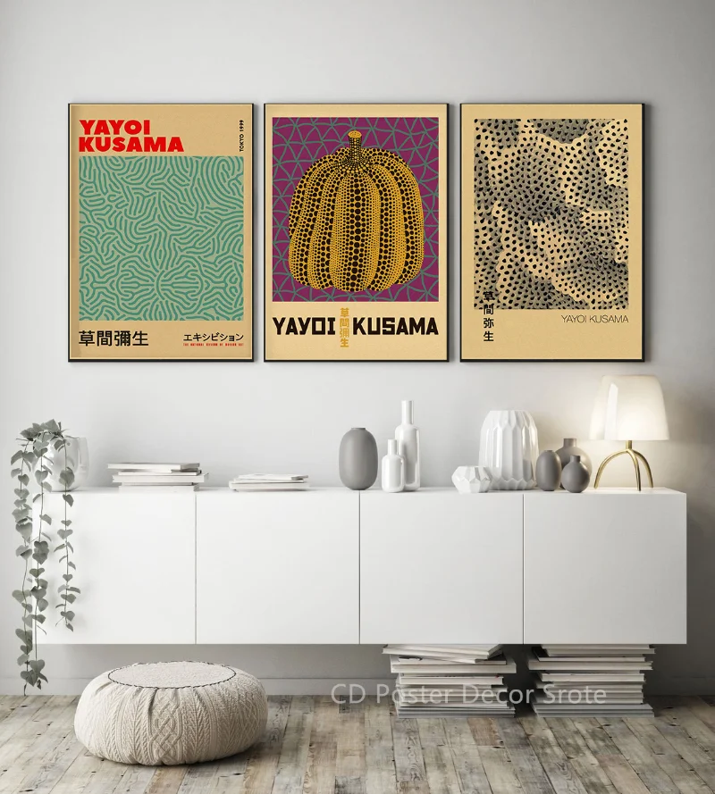 Póster de exposición de Yayoi  - Vintage Fashion Wallpaper reseña y precio