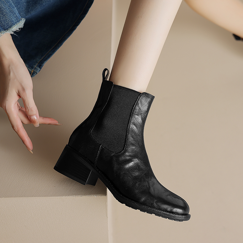 Botas de piel de vaca Vintage  - Vintage Fashion Rome reseña y precio
