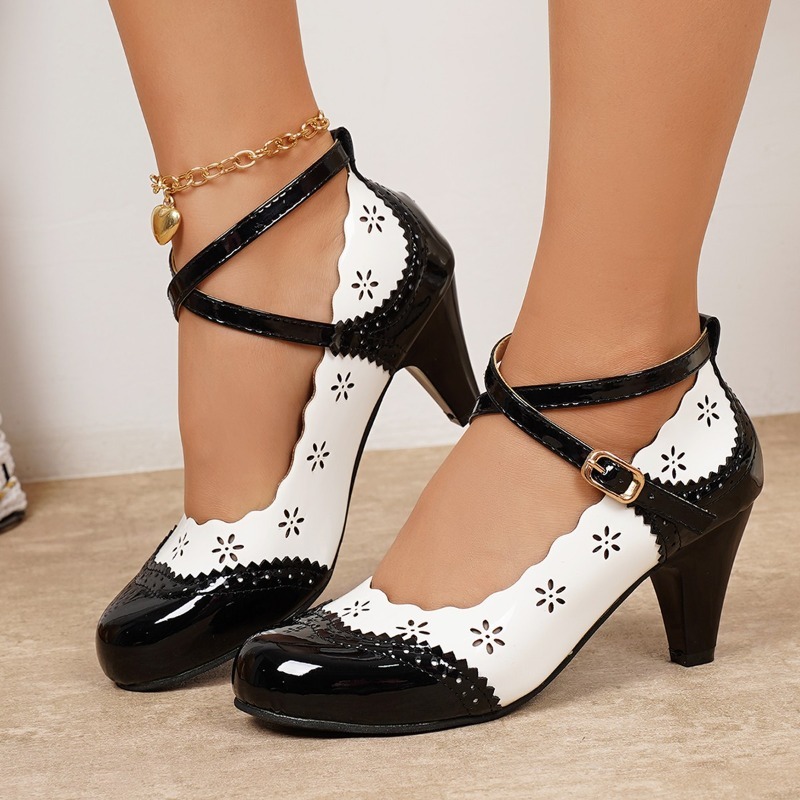 Zapatos de Tacón Alto con Bloq - Vintage Fashion Rome reseña y precio