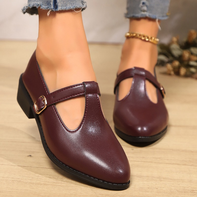 Zapatos de tacón grueso con co - Vintage Fashion Rome reseña y precio