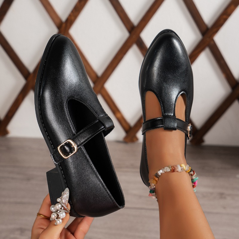 Zapatos de tacón grueso con co - Vintage Fashion Rome reseña y precio