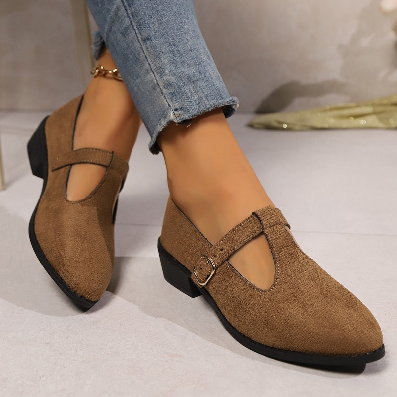 Zapatos de tacón grueso con co - Vintage Fashion Rome reseña y precio