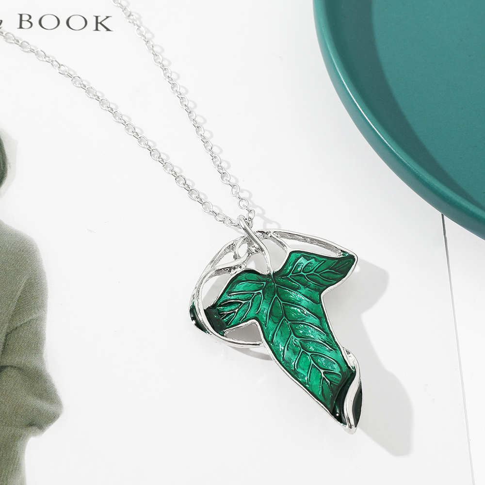 Collar con Colgante de Hoja Ve - Vintage Fashion Jewelry Necklaces reseña y precio