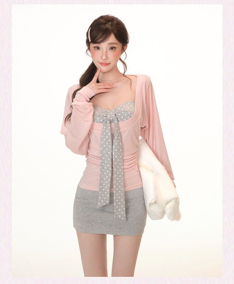 Conjunto de 2 piezas de blusa  - Retro Vintage Korean Fashion reseña y precio