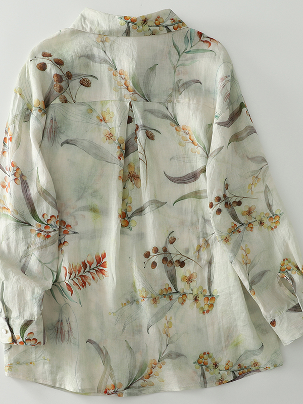 Camisa Holgada de Manga Larga  - Vintage Fashion Influencers reseña y precio