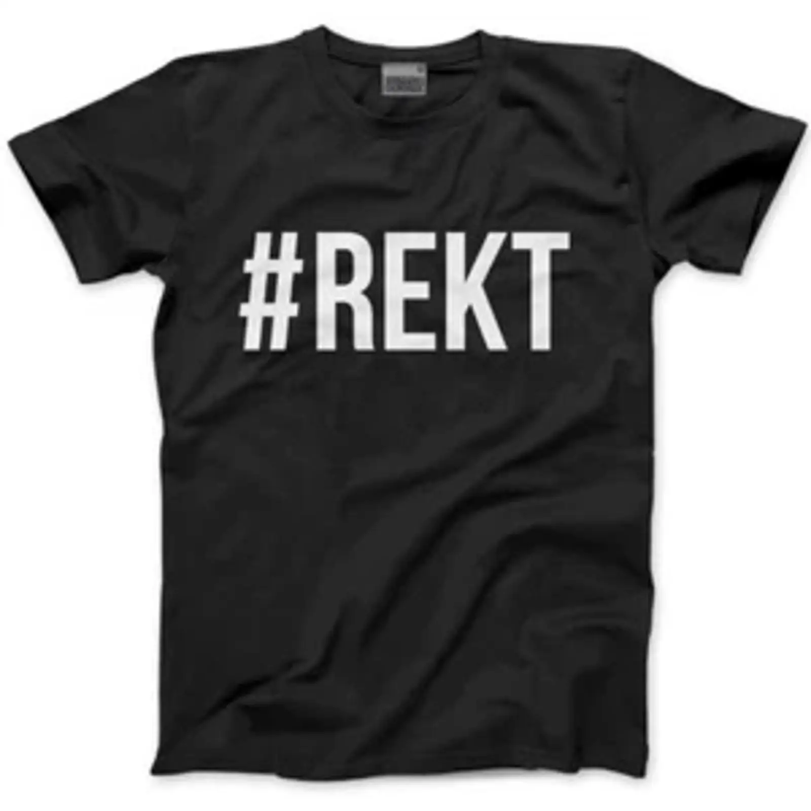 Camiseta REKT Hashtag Wrecked  - Vintage Fashion Hashtags reseña y precio