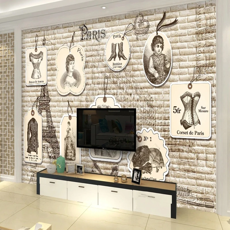 Papel Tapiz Fotográfico 3D con - Vintage Fashion Wallpaper reseña y precio