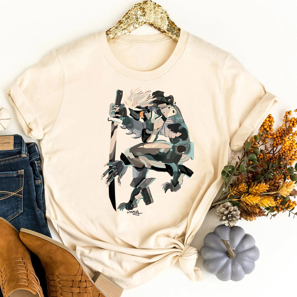 Camiseta Metal Gear Solid para - Retro Vintage Korean Fashion reseña y precio