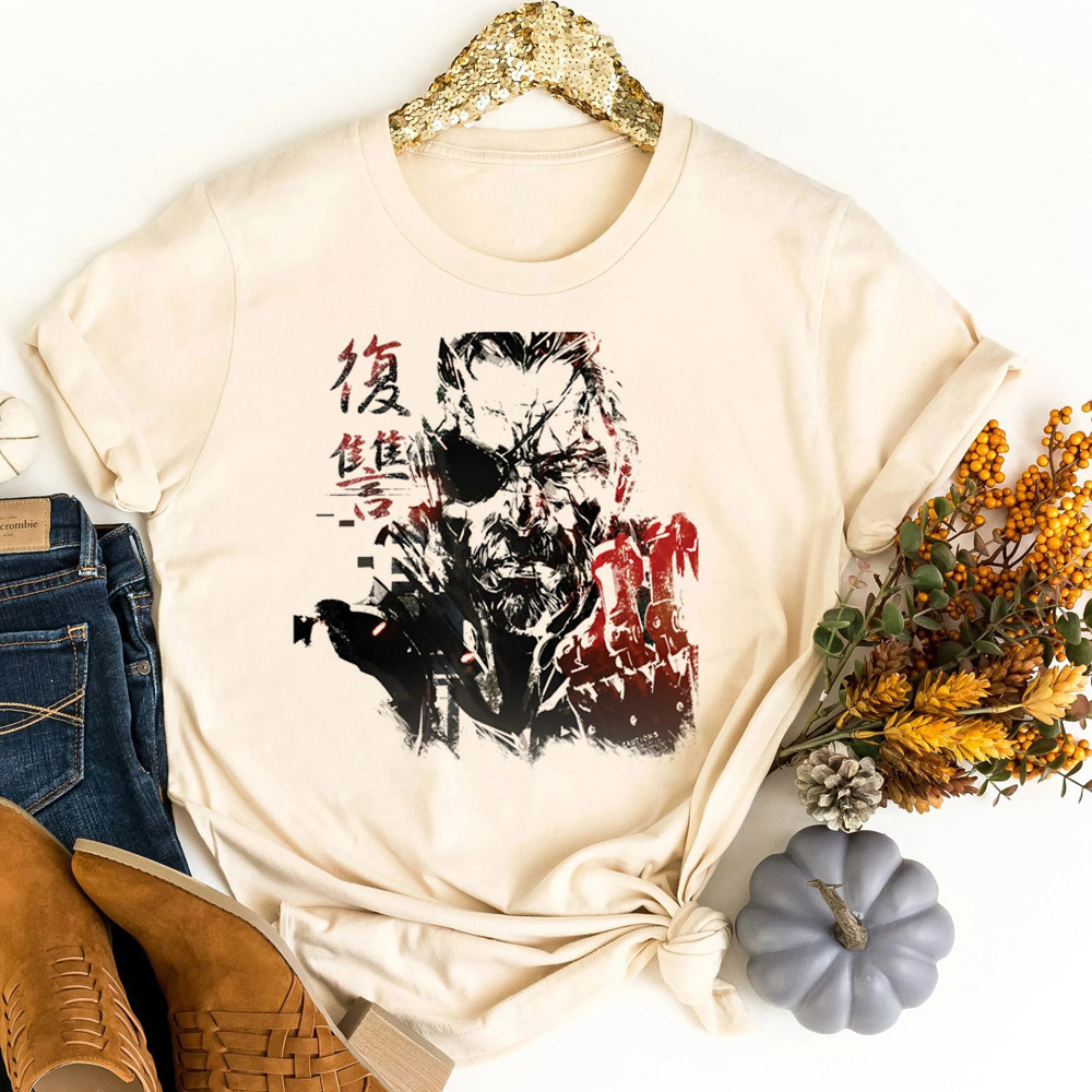 Camiseta Metal Gear Solid para - Retro Vintage Korean Fashion reseña y precio