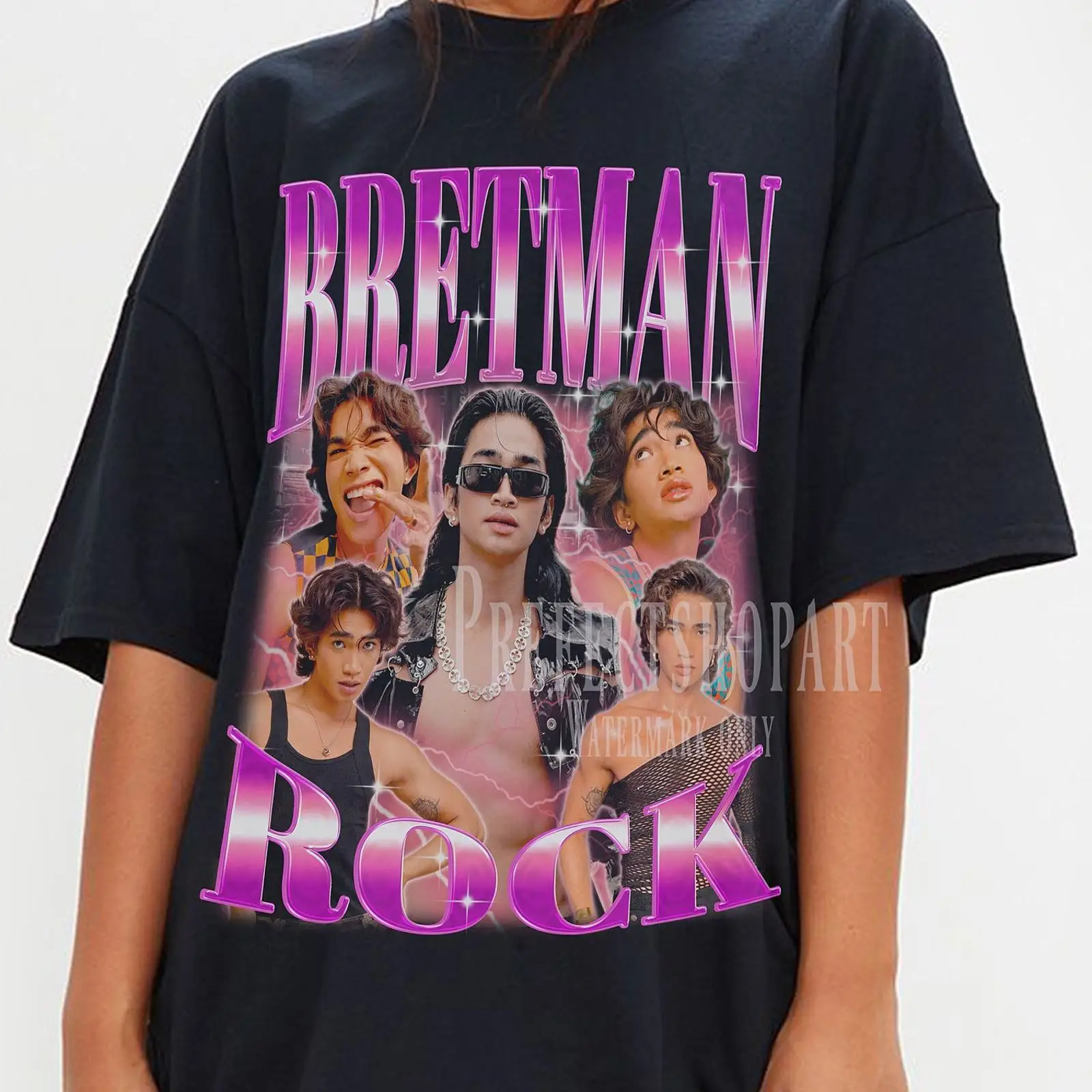 Camiseta Retro Bretman Rock, E - Vintage Fashion Influencers reseña y precio