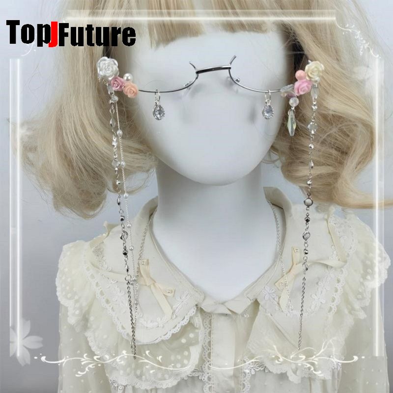 Gafas de media montura florale - Vintage Fashion Girl reseña y precio
