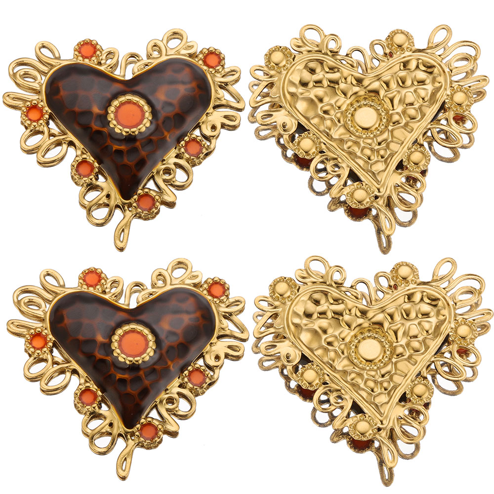 2 piezas de 55 mm de acero ino - Vintage Fashion Jewelry Necklaces reseña y precio