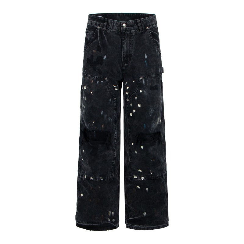 Pantalones Vaqueros Anchos Rot - Retro Vintage Korean Fashion reseña y precio