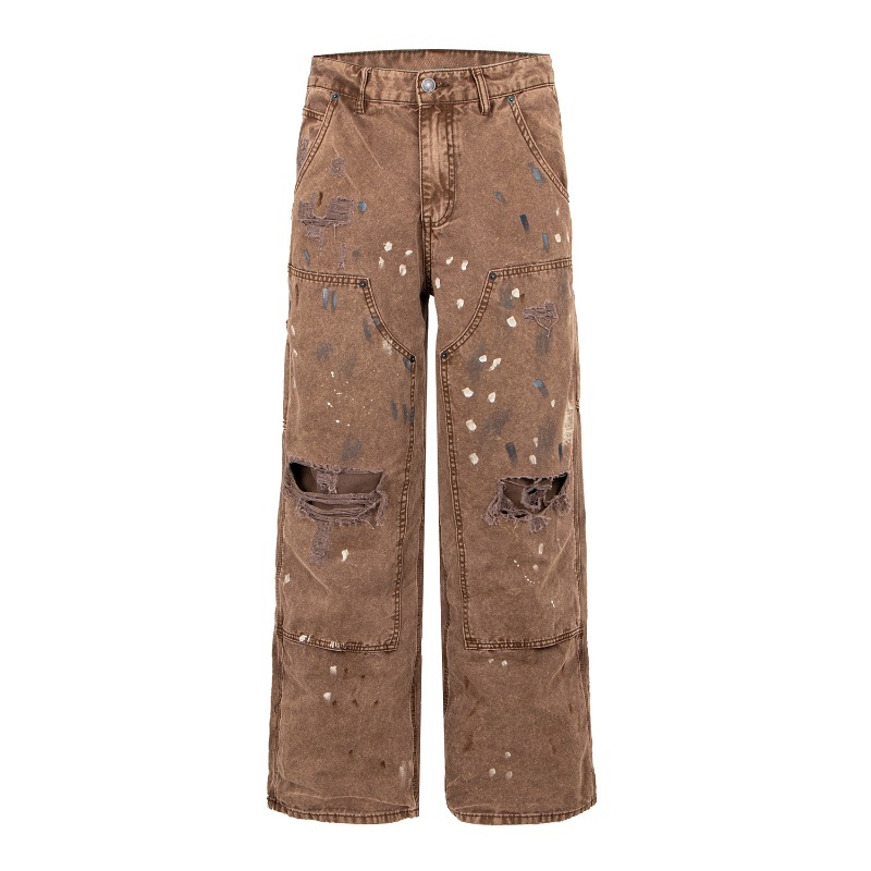 Pantalones Vaqueros Anchos Rot - Retro Vintage Korean Fashion reseña y precio
